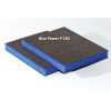 Gąbka ścierna miękka dwustronna POWER BLUE P150